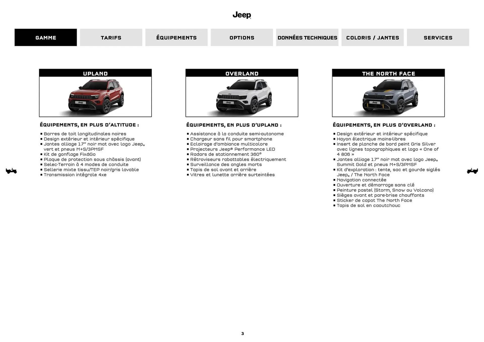 Catalogue Jeep du 8 septembre au 30 septembre 2026 - Catalogue page 3