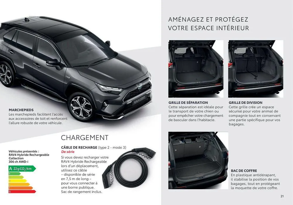 Toyota RAV4 Hybride Rechargeable du 18 juin au 18 juin 2025 - Catalogue page 21