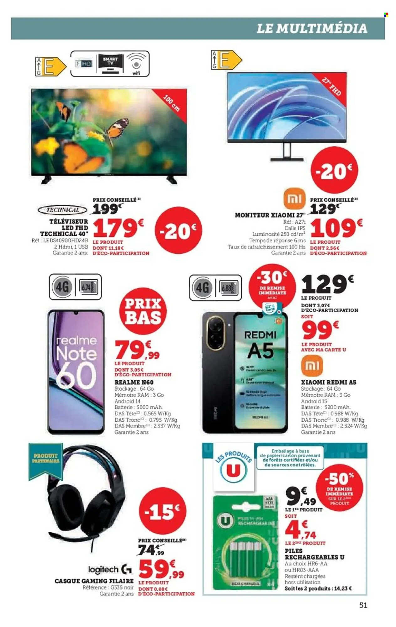 Catalogue Hyper U du 4 novembre au 16 novembre 2025 - Catalogue page 51