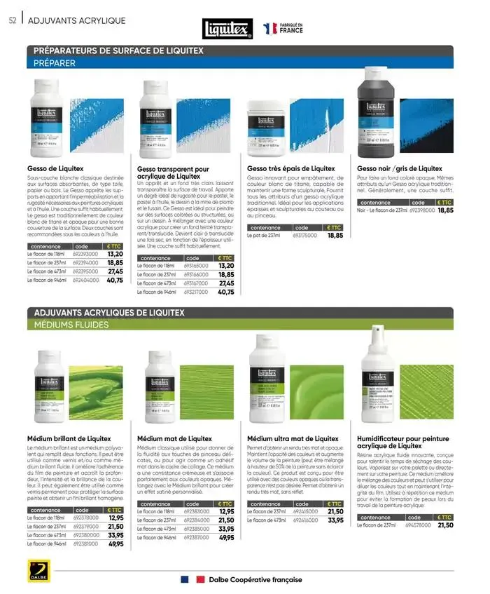 CATALOGUE DALBE 2025 du 27 janvier au 31 décembre 2025 - Catalogue page 54