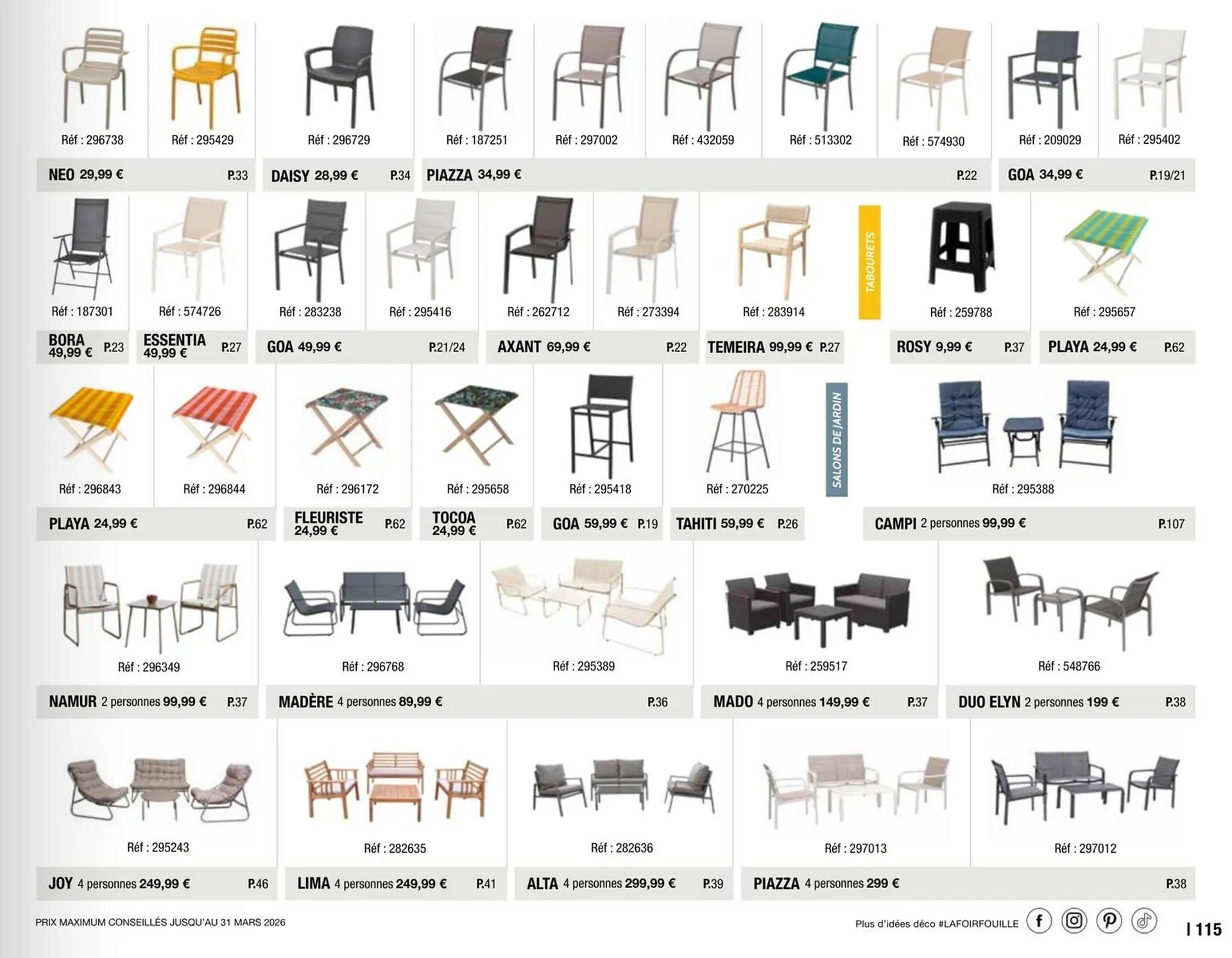 Catalogue La Foir'Fouille du 2 mars au 31 août 2026 - Catalogue page 115