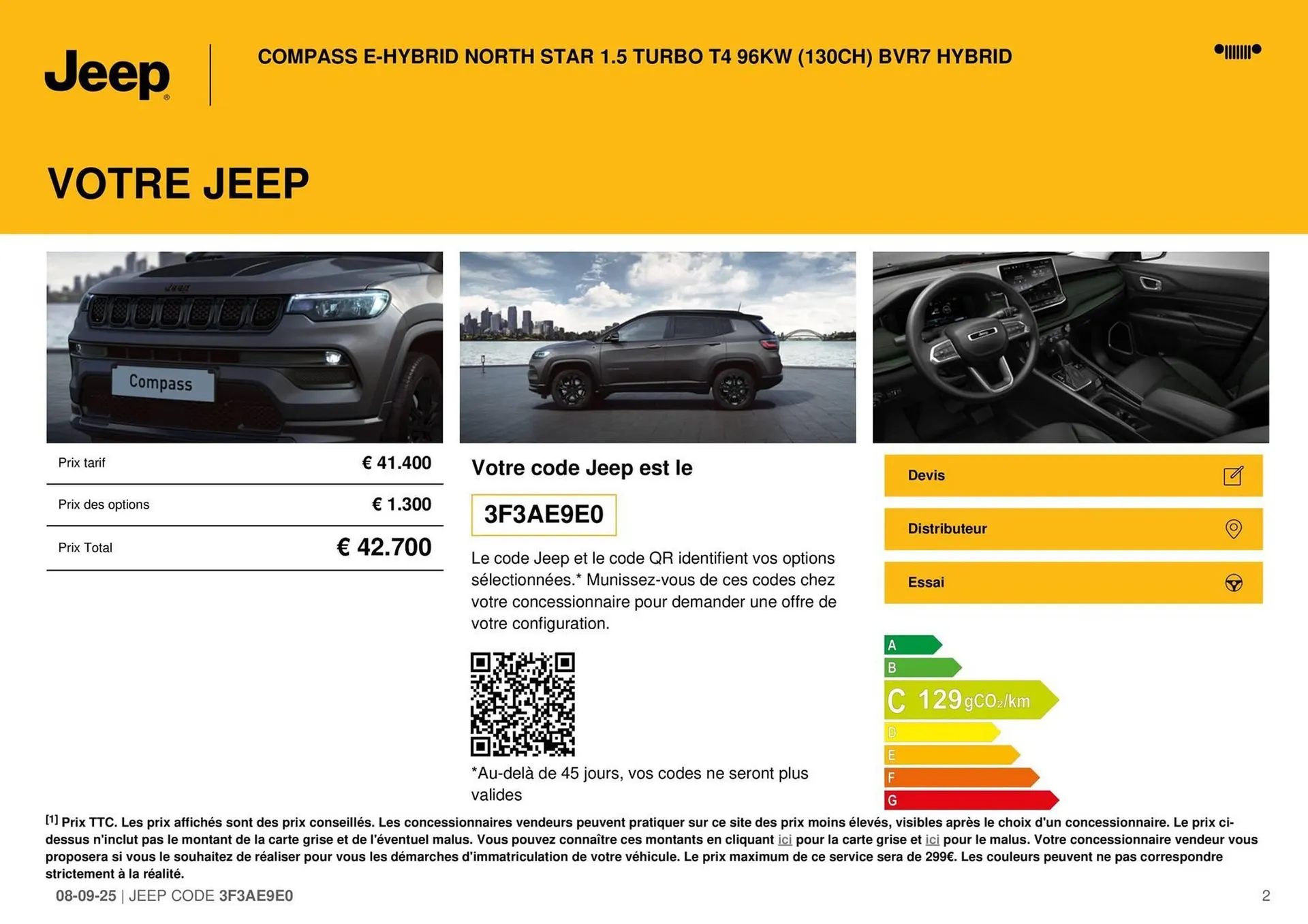 Catalogue Jeep du 9 septembre au 9 septembre 2026 - Catalogue page 2