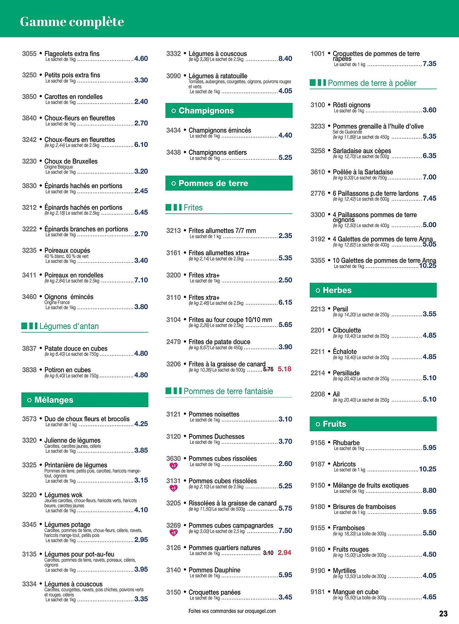 Catalogue Croque Gel du 3 avril au 3 mai 2026 - Catalogue page 23