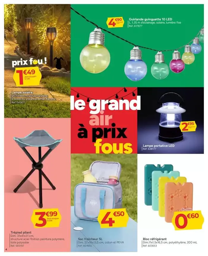 9 jours à prix fous du 1 avril au 9 avril 2025 - Catalogue page 4
