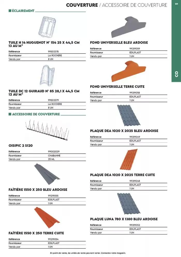 Tout faire +de 15 000 Produits du 17 décembre au 30 juin 2025 - Catalogue page 43