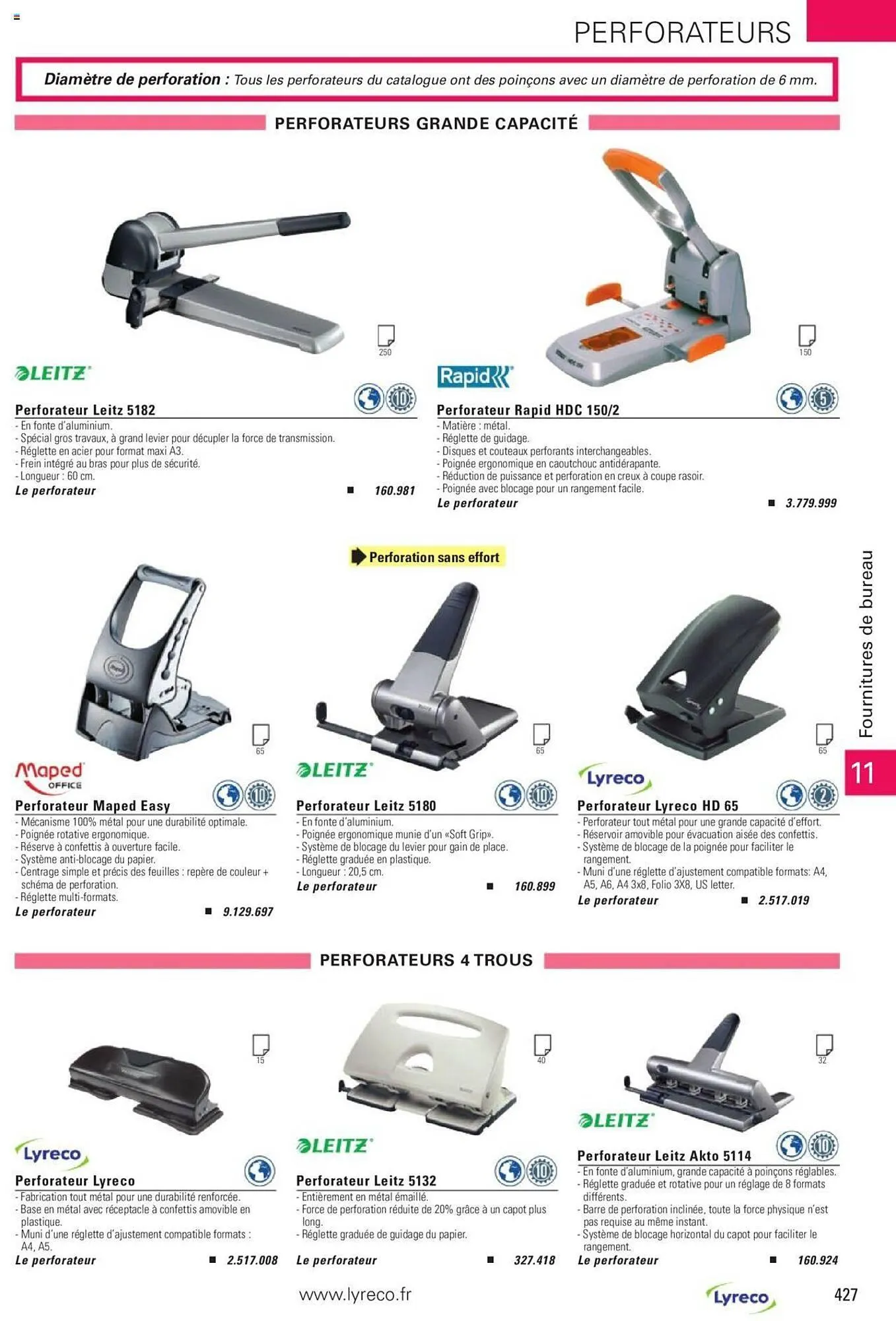 Catalogue Lyreco du 15 mai au 31 décembre 2023 - Catalogue page 427