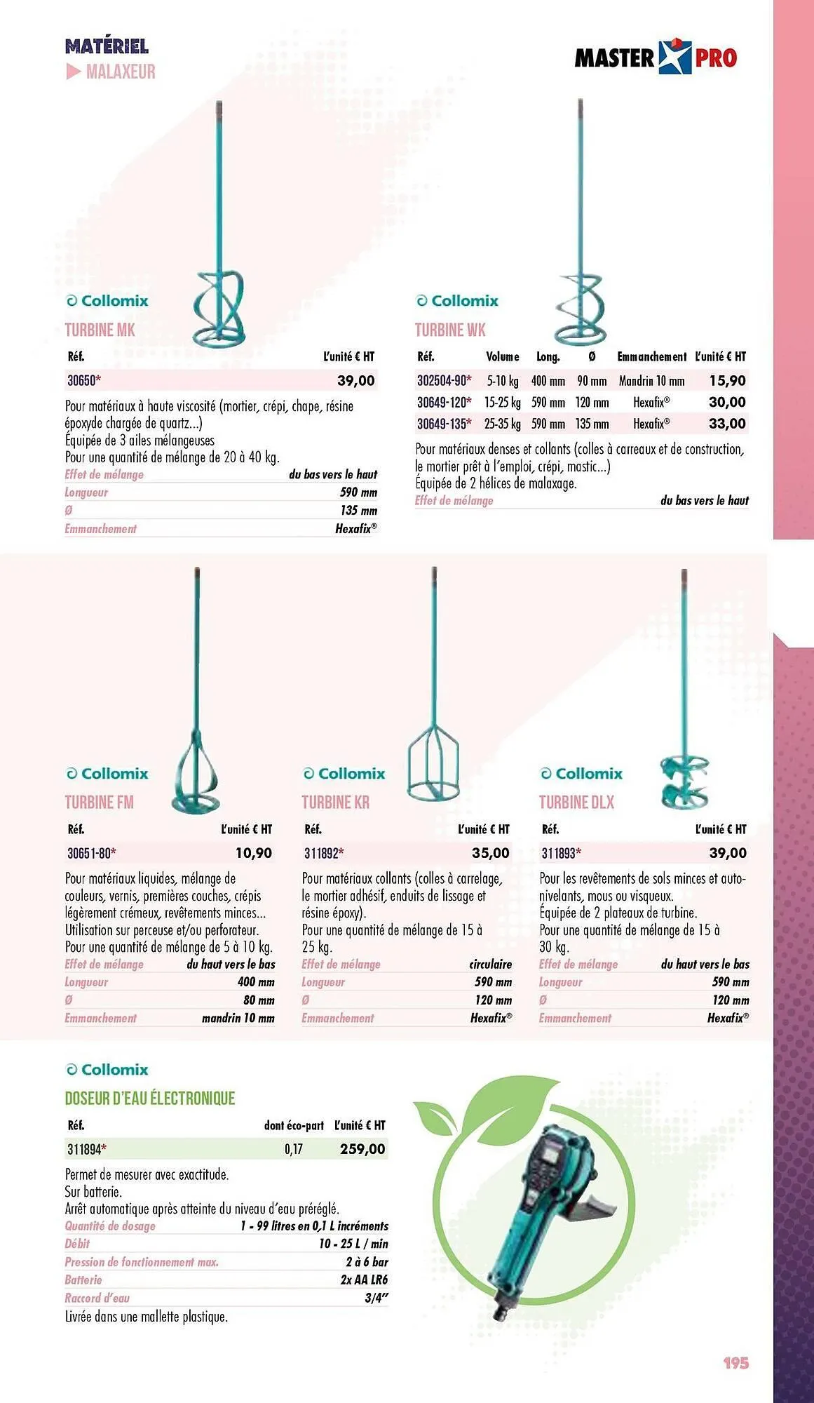Catalogue Master Pro du 3 janvier au 31 décembre 2025 - Catalogue page 197
