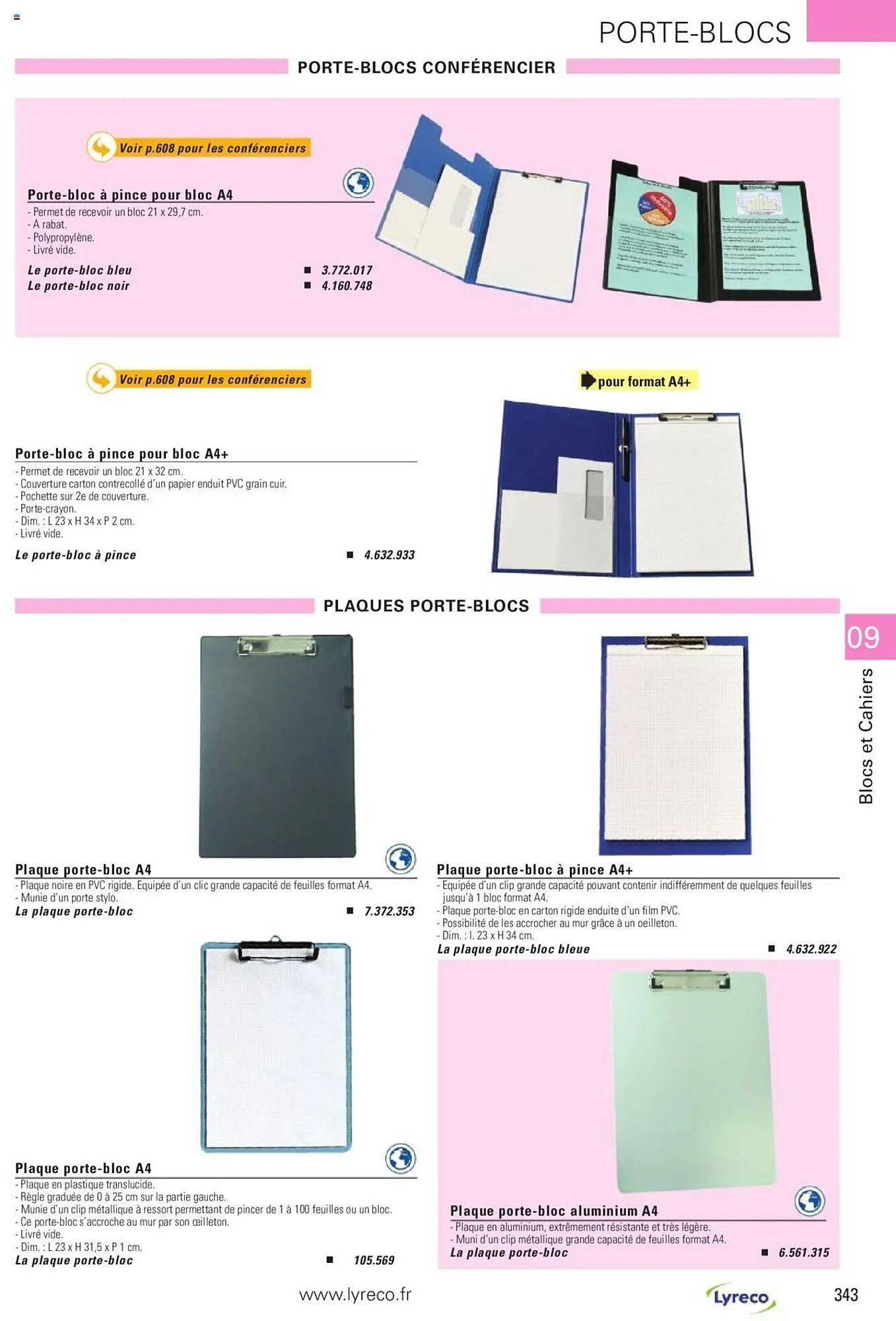Catalogue Lyreco du 15 mai au 31 décembre 2023 - Catalogue page 343