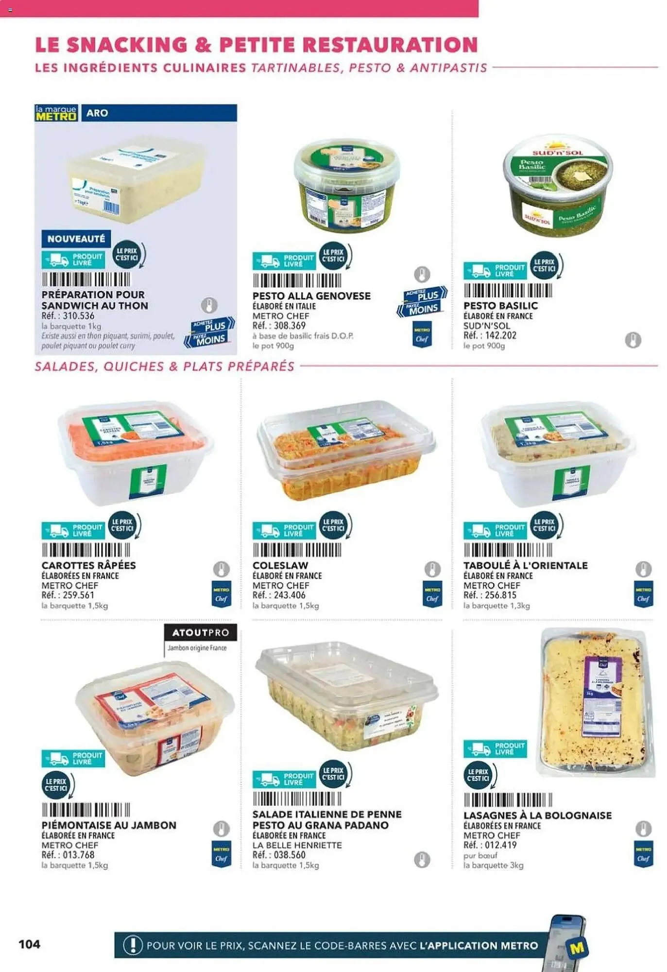 Catalogue METRO du 30 avril au 31 décembre 2026 - Catalogue page 104