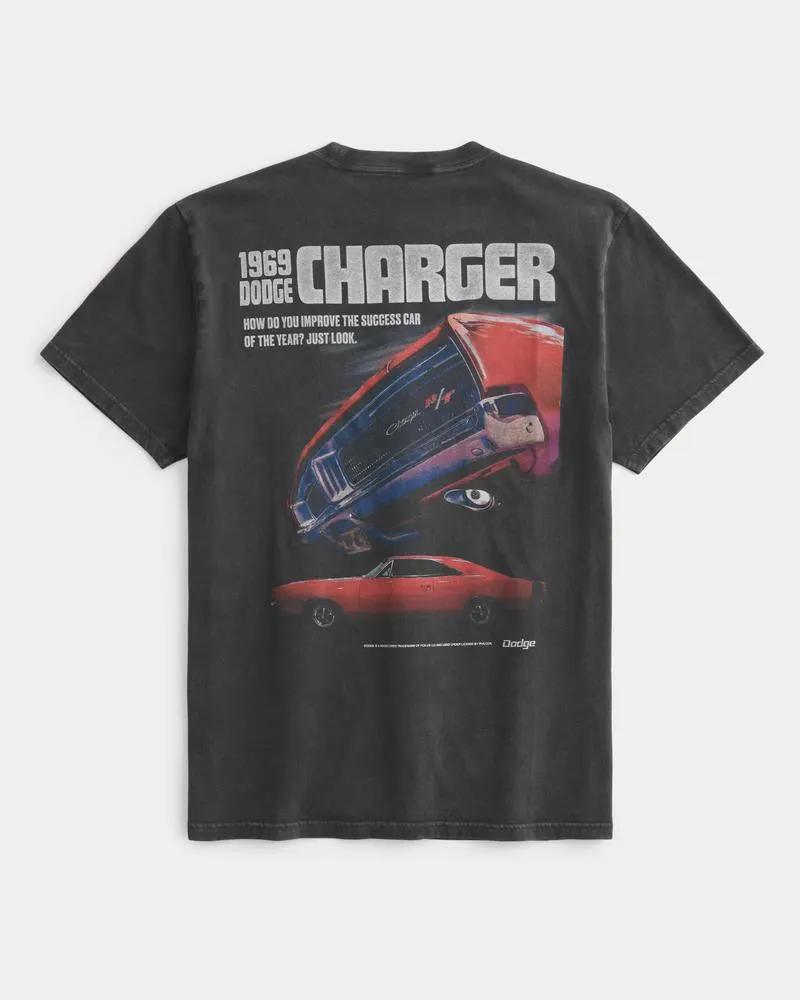 Relaxed Dodge Charger Graphic Tee