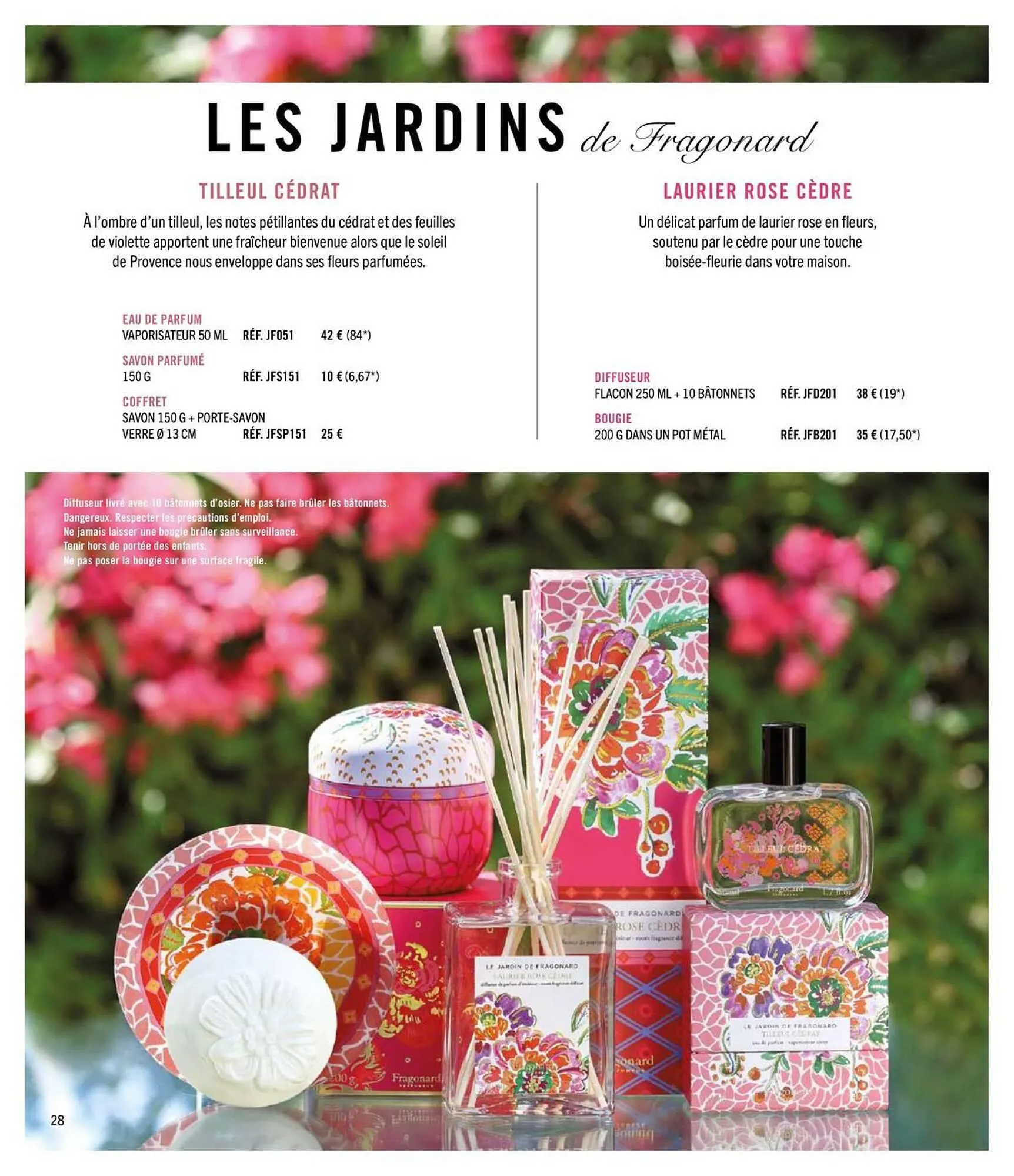 Catalogue Fragonard du 1 avril au 31 décembre 2026 - Catalogue page 28