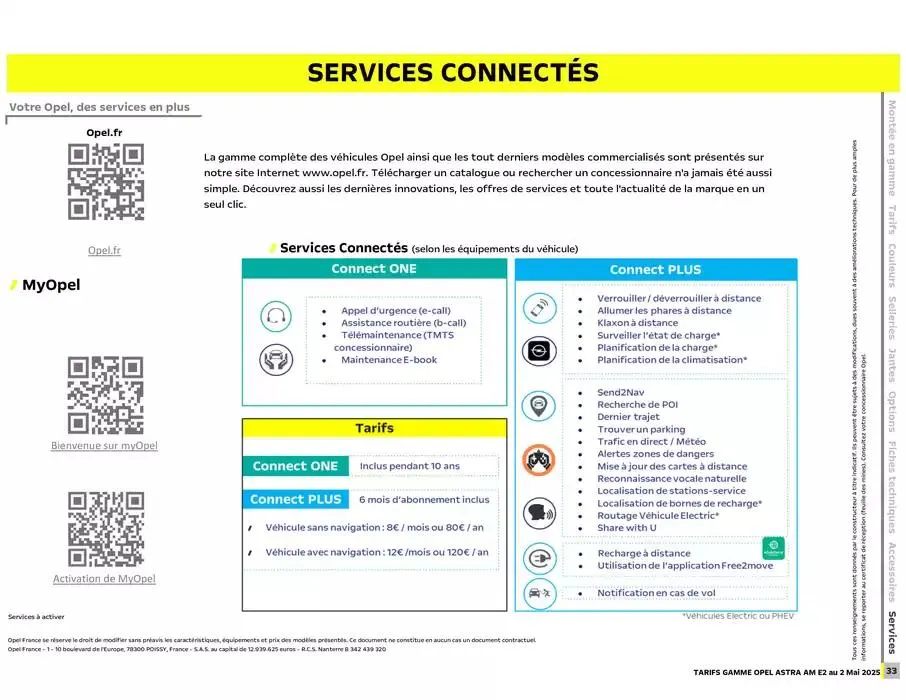 Opel Astra et Astra Sports Tourer du 12 mai au 12 mai 2026 - Catalogue page 34