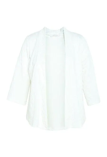 Veste ouverte effet froissé