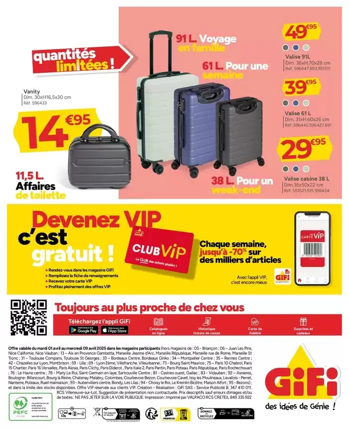 9 jours à prix fous du 1 avril au 9 avril 2025 - Catalogue page 16