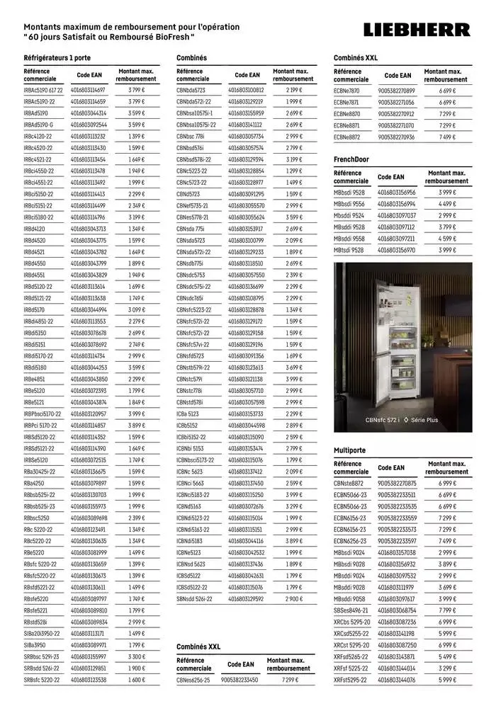 LIEBHERR FROID du 17 février au 31 décembre 2025 - Catalogue page 3