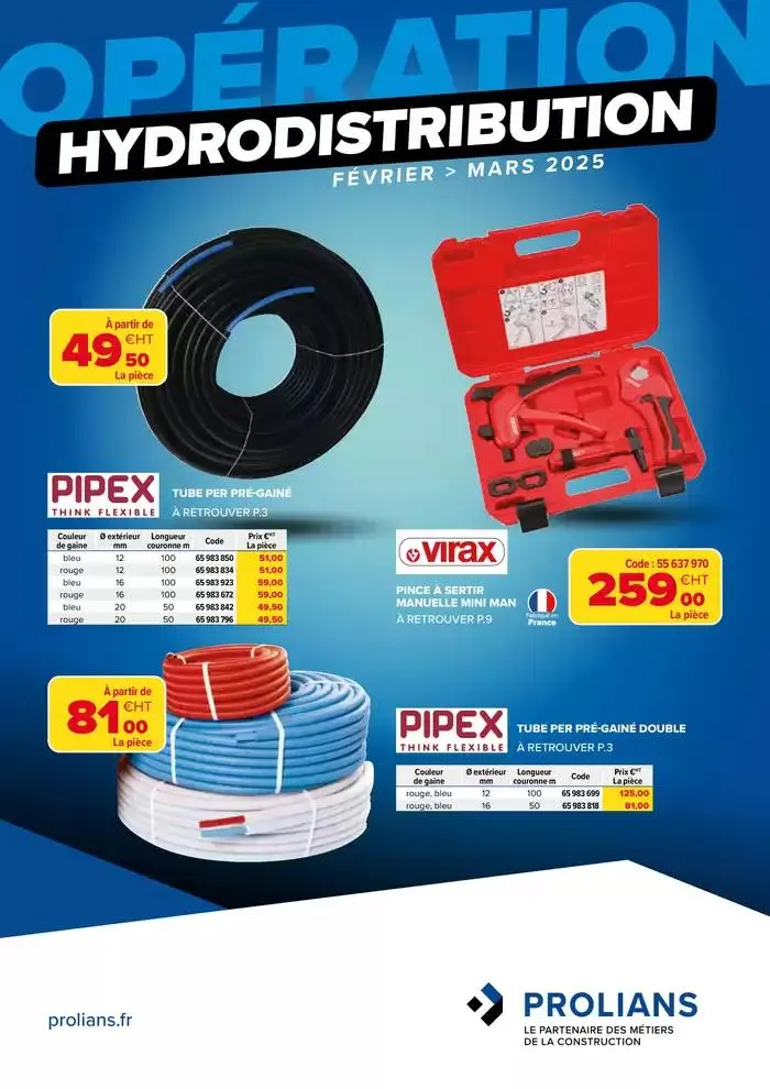 Opération hydrodistribution du 4 février au 31 mars 2025 - Catalogue page 1