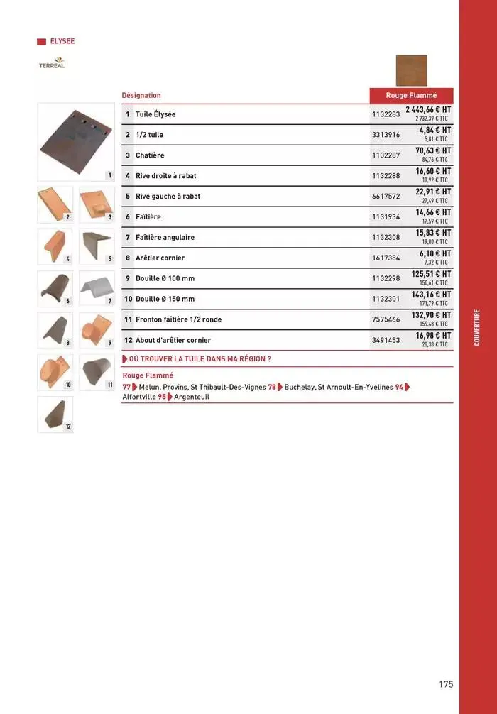 Matériaux 2025 du 1 janvier au 31 décembre 2025 - Catalogue page 175