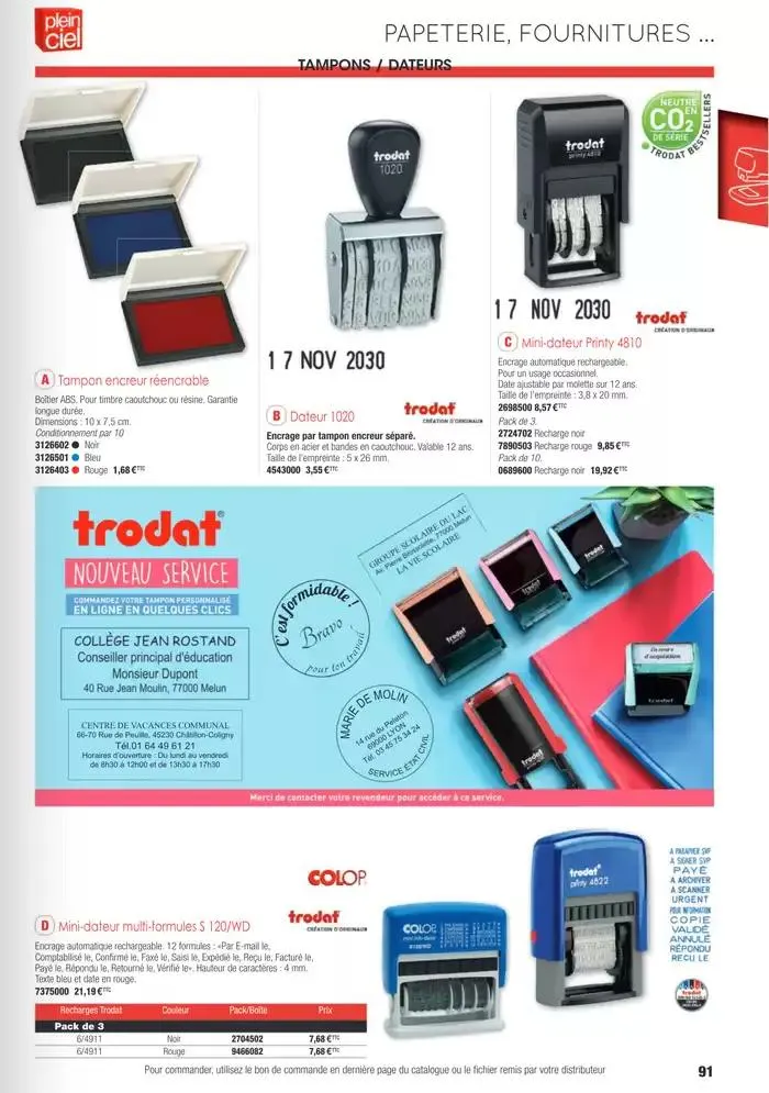 Écoles et loisirs 2025 du 1 janvier au 31 décembre 2025 - Catalogue page 91