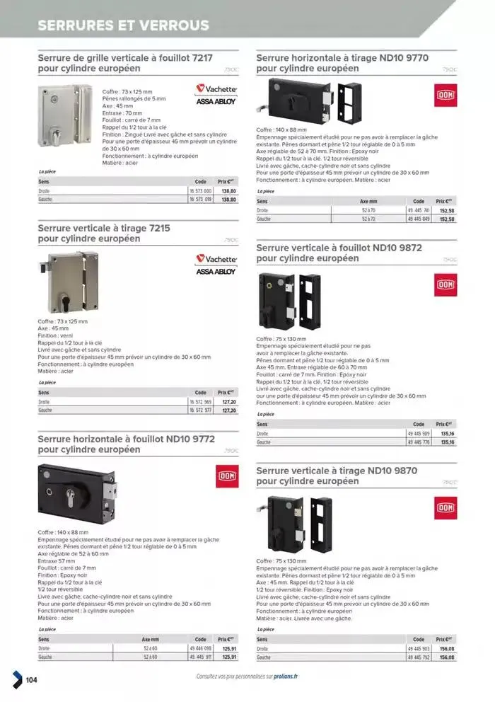 Catalogue général du 11 mars au 31 décembre 2025 - Catalogue page 106
