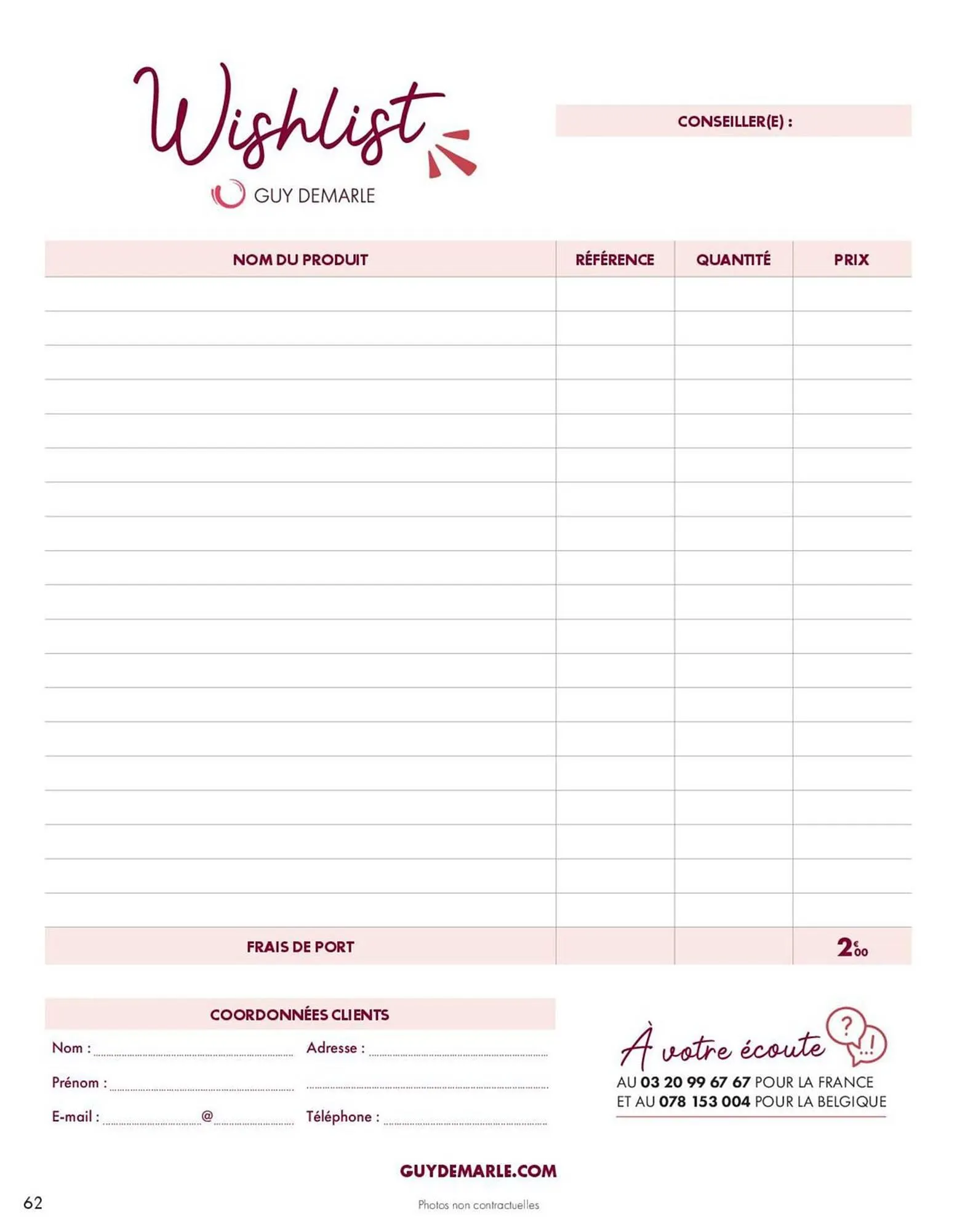 Catalogue Guy Demarle du 2 février au 31 août 2026 - Catalogue page 62