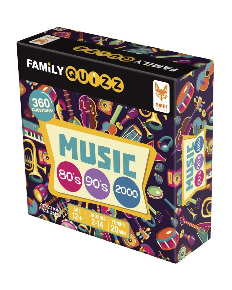 FAMILY QUIZZ MUSIQUE ANNEES 80 & 90