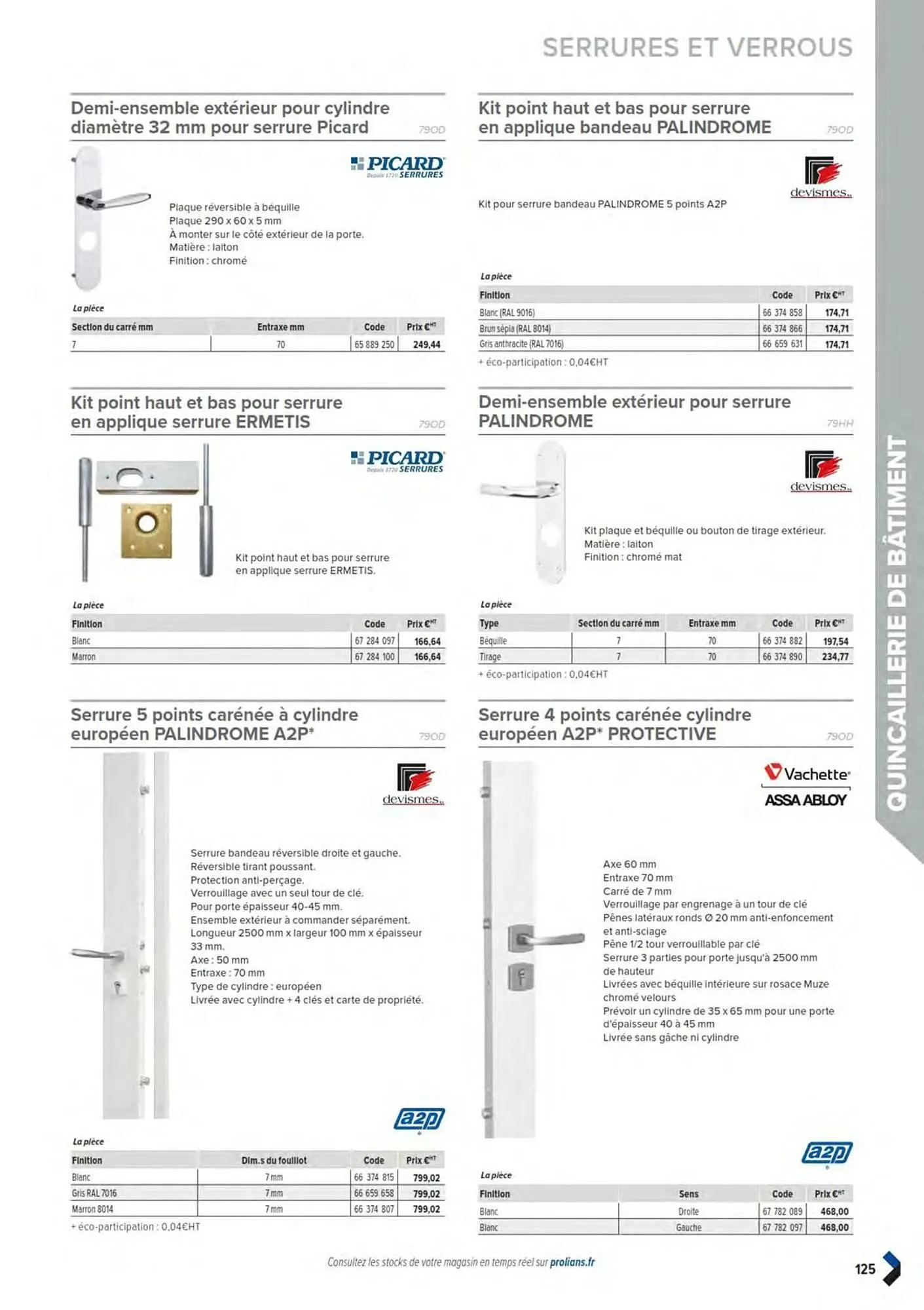 Catalogue Prolians du 11 mars au 31 décembre 2025 - Catalogue page 127