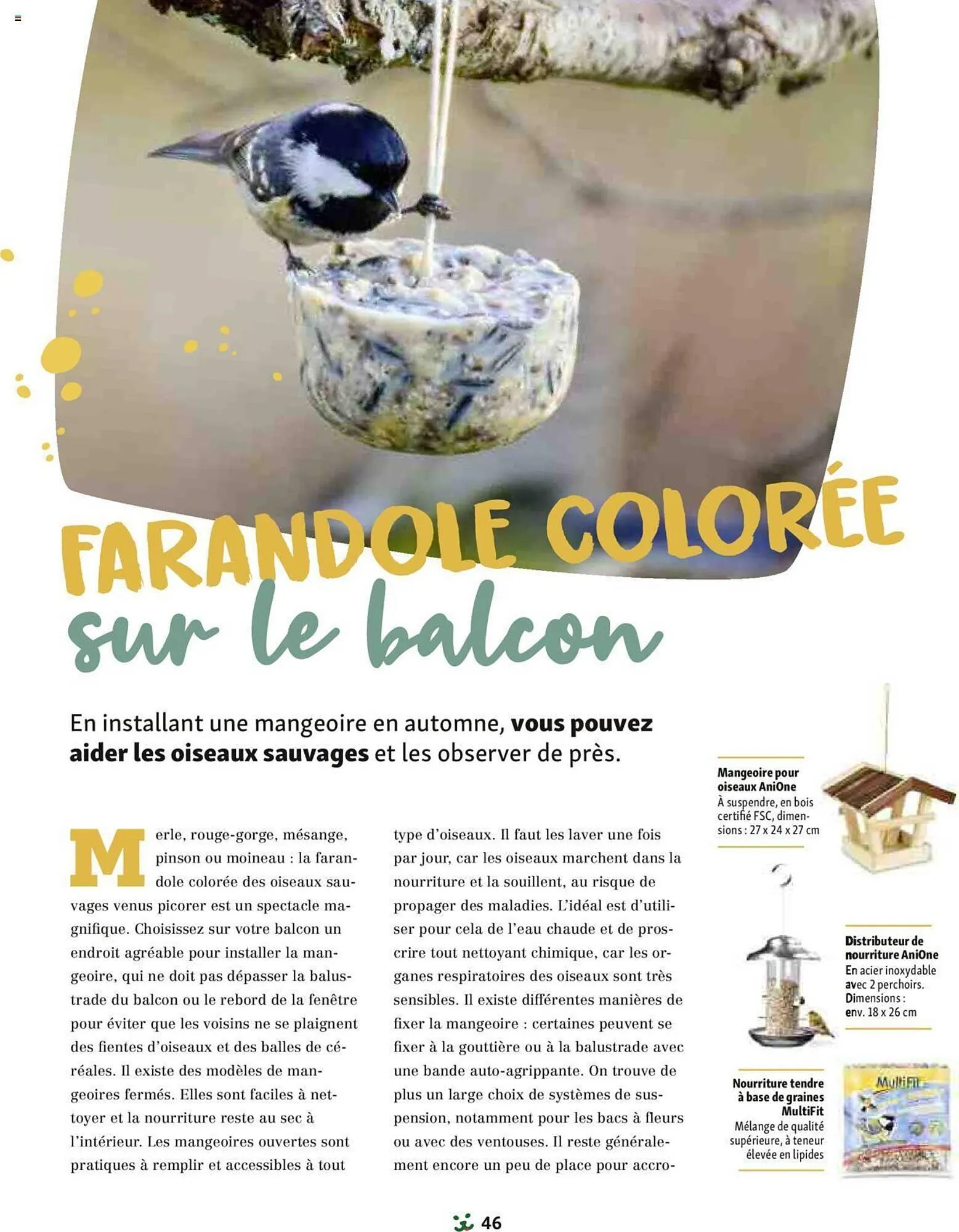 Catalogue Maxi Zoo du 1 septembre au 3 novembre 2024 - Catalogue page 46