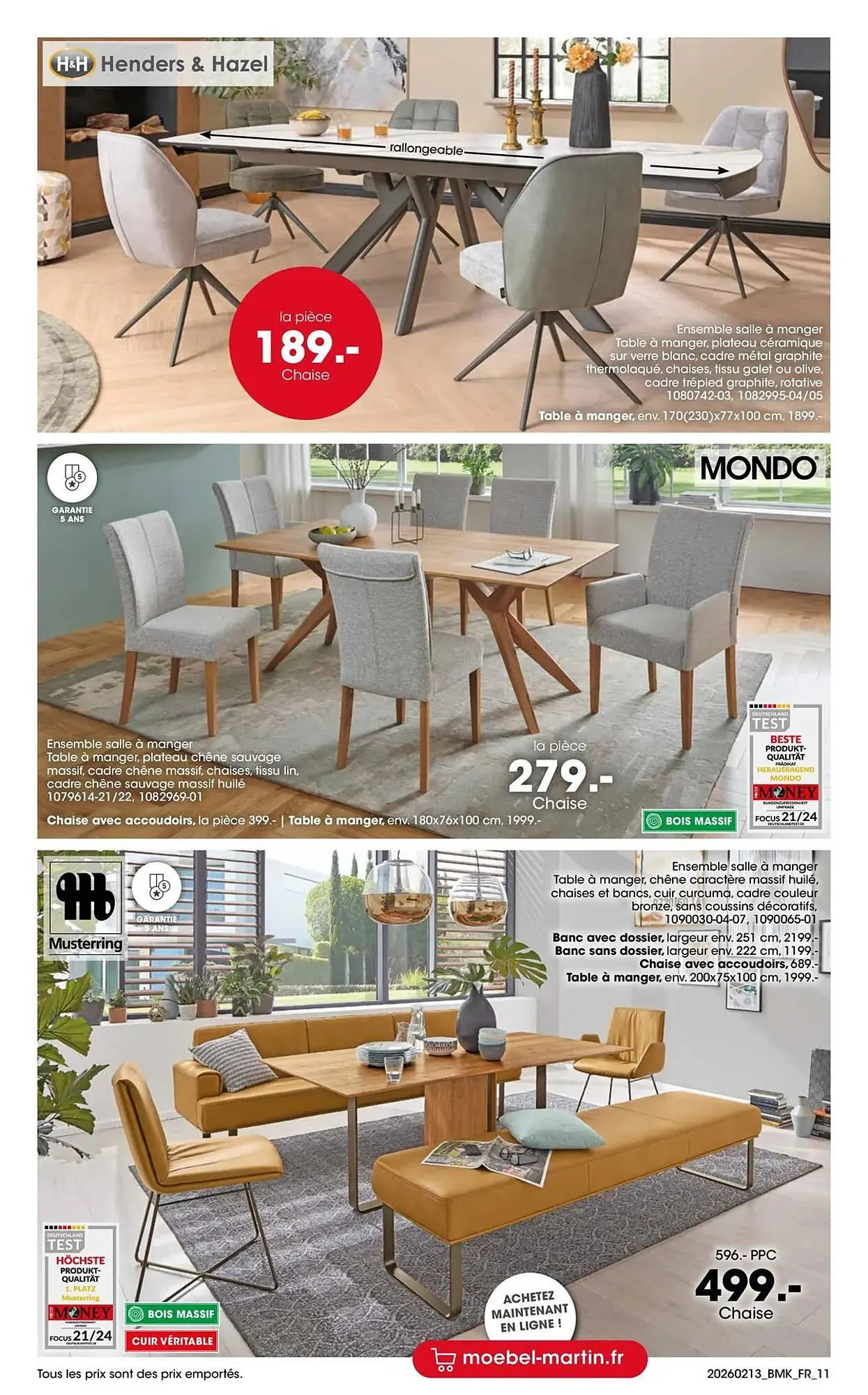 Catalogue Möbel Martin du 13 février au 28 février 2026 - Catalogue page 11