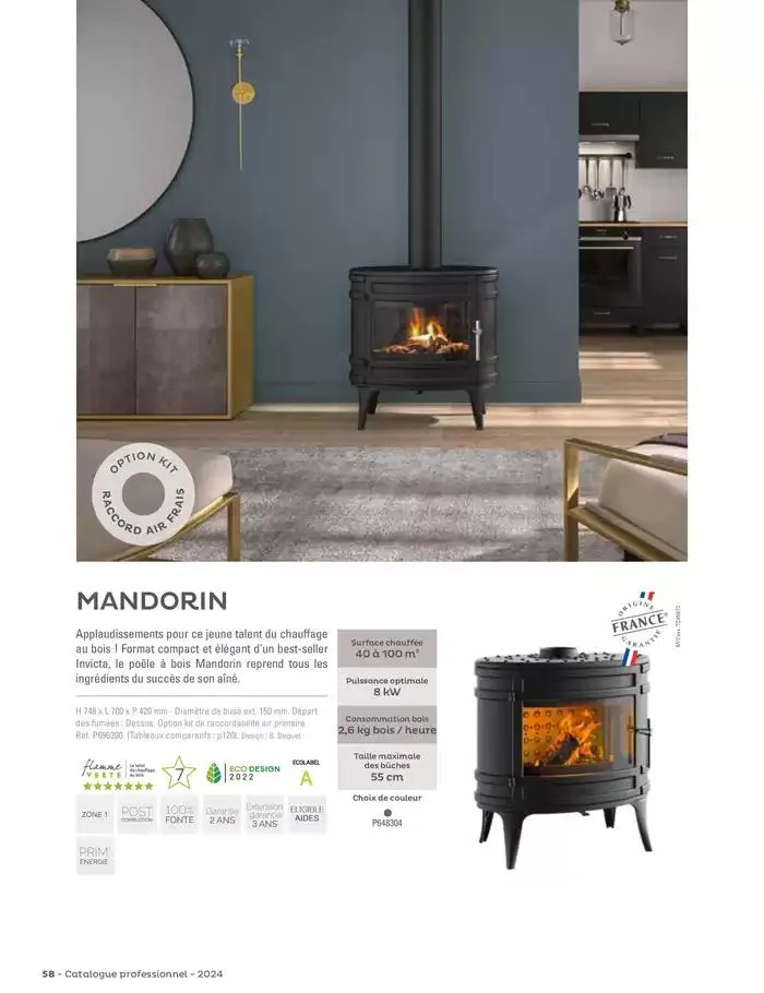 Le chauffage du futur a déjà 100 ans du 15 janvier au 31 mai 2025 - Catalogue page 58