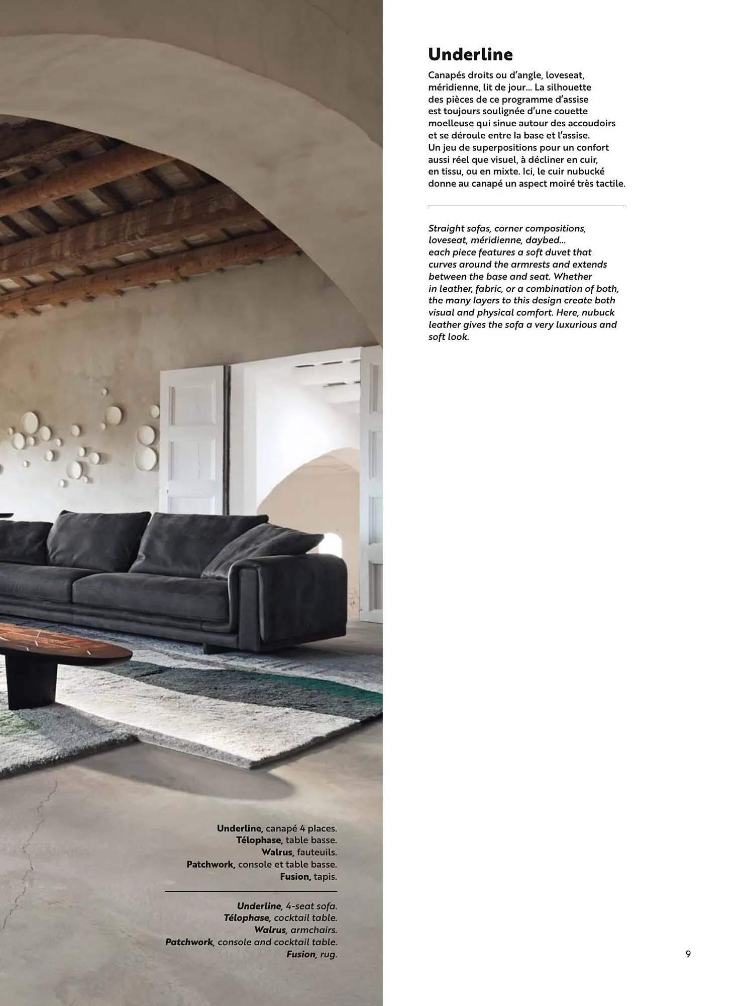 catalogue Roche Bobois du 2 septembre au 1 janvier 2026 - Catalogue page 9