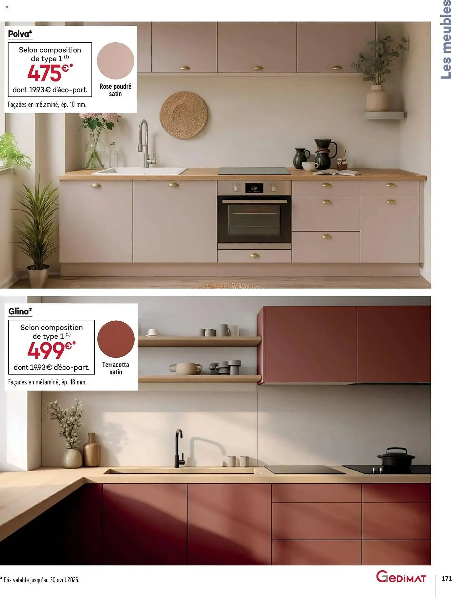 Catalogue Gedimat du 1 avril au 30 avril 2026 - Catalogue page 171