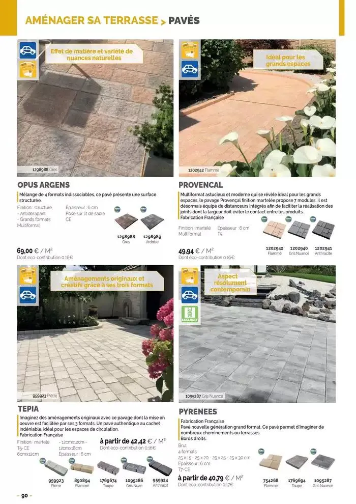 Aménagements Extérieurs 2025 du 30 avril au 31 décembre 2025 - Catalogue page 90