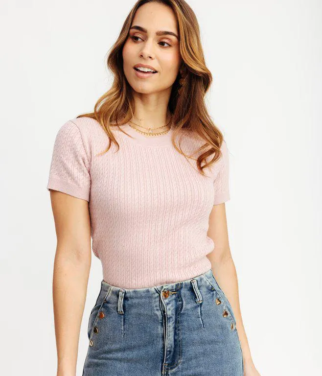 Tee-shirt tressé Zoé