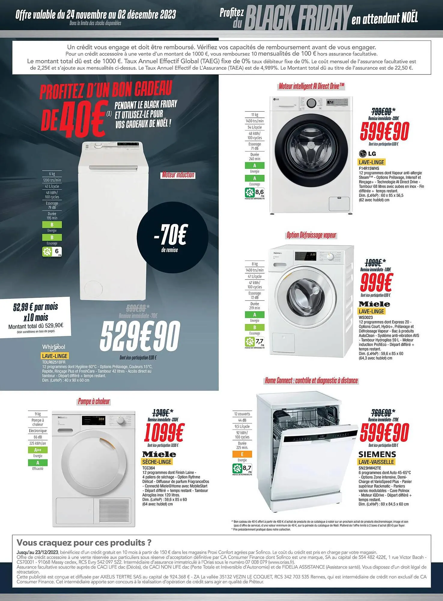 Catalogue Proxi Confort du 24 novembre au 2 décembre 2023 - Catalogue page 2
