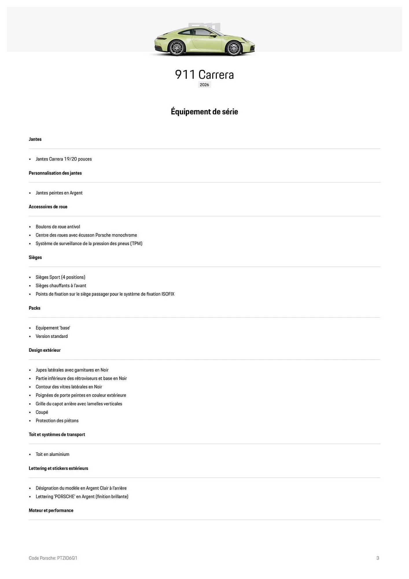 Catalogue Porsche du 24 octobre au 31 décembre 2025 - Catalogue page 3