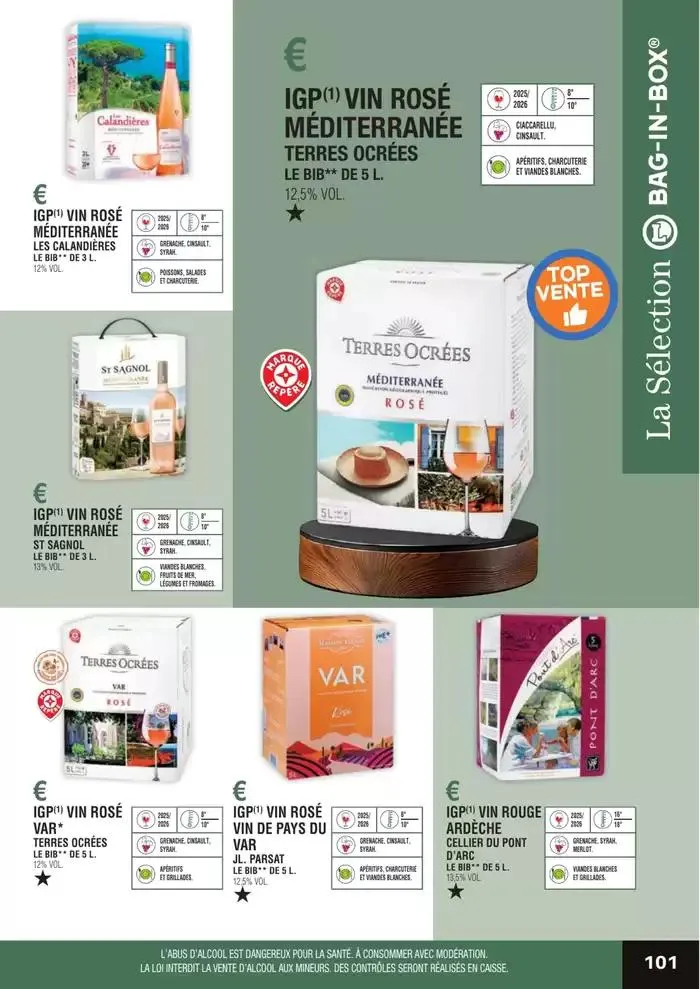 GUIDE DES VINS 2025 2026 du 27 février au 31 janvier 2027 - Catalogue page 101