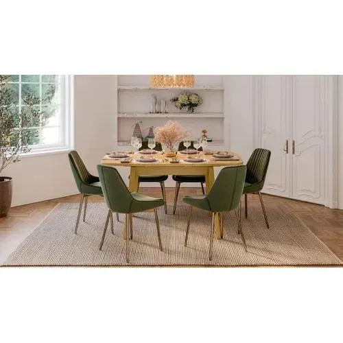 Table à manger extensible 110-150cm CLAUDIA en pin massif