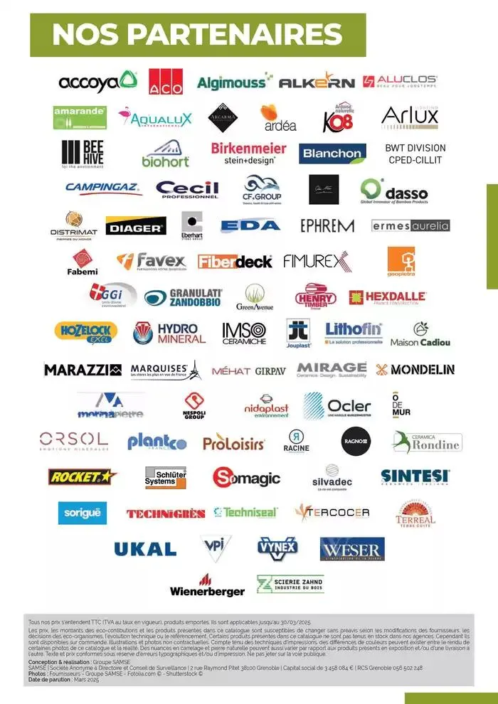 Aménagements Extérieurs 2025 du 30 avril au 31 décembre 2025 - Catalogue page 163