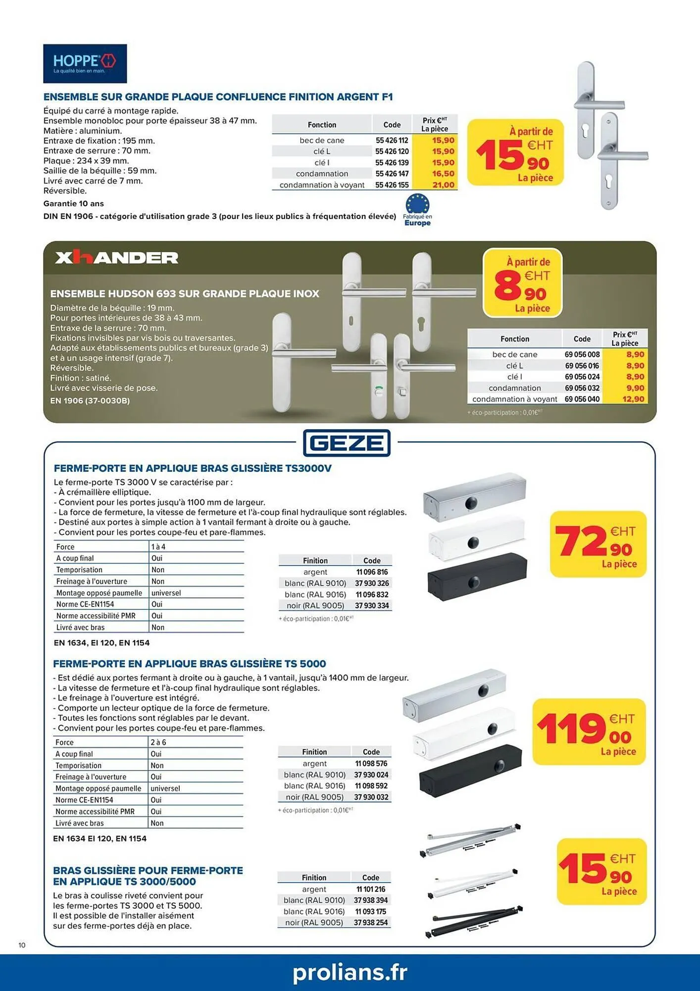 Catalogue Prolians du 1 juin au 31 juillet 2025 - Catalogue page 10