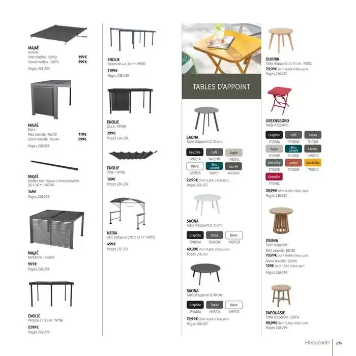 Catalogue Hespéride 2025 du 5 février au 31 décembre 2025 - Catalogue page 295