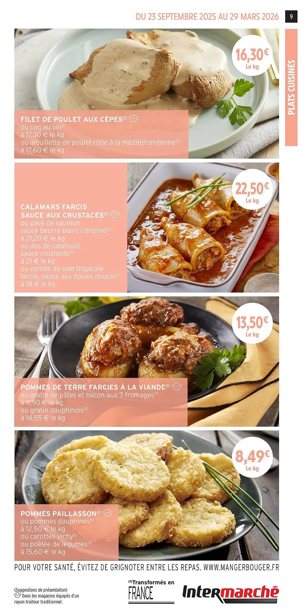 Catalogue Intermarché du 23 septembre au 29 mars 2026 - Catalogue page 9
