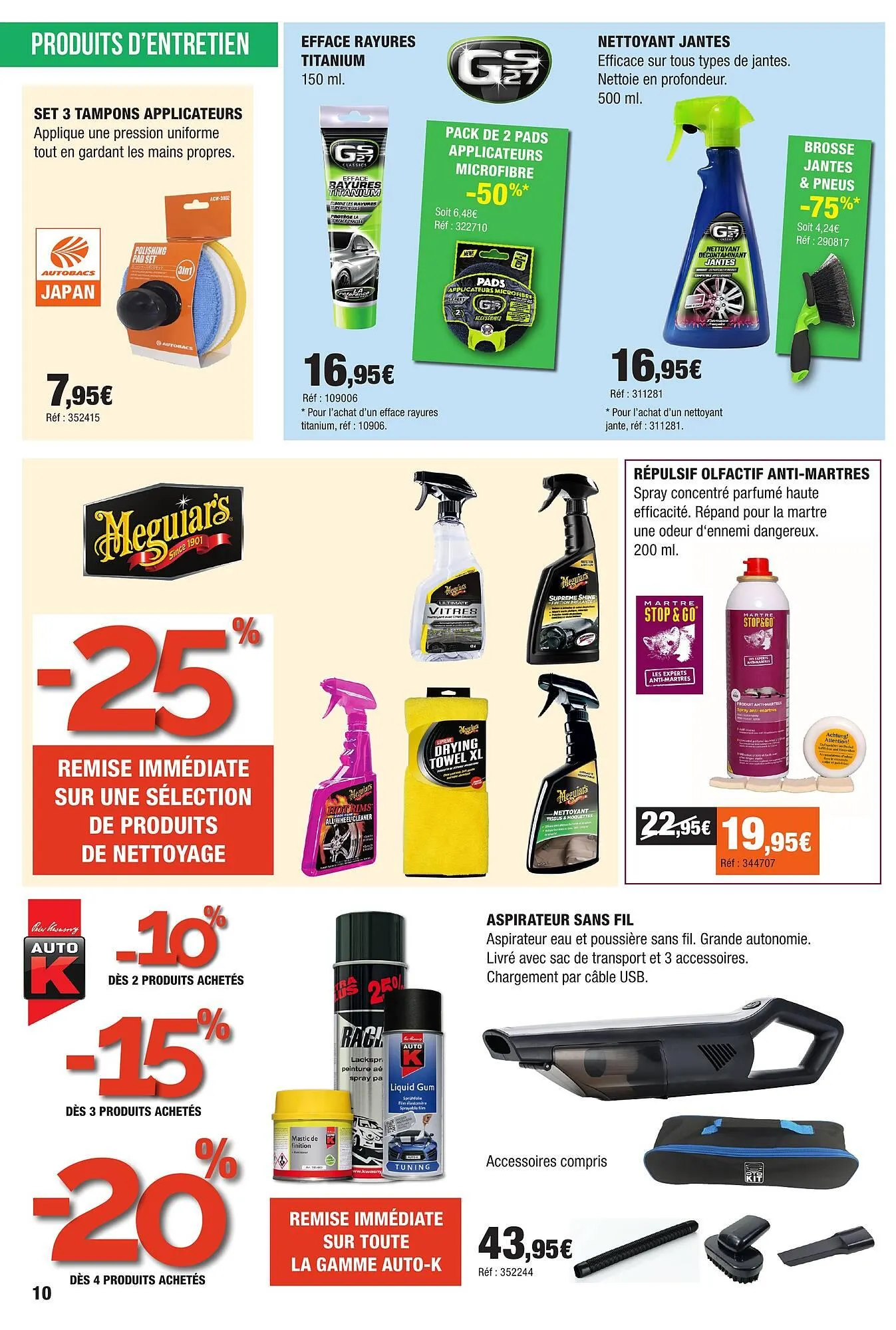 Catalogue Autobacs du 2 octobre au 19 novembre 2025 - Catalogue page 10