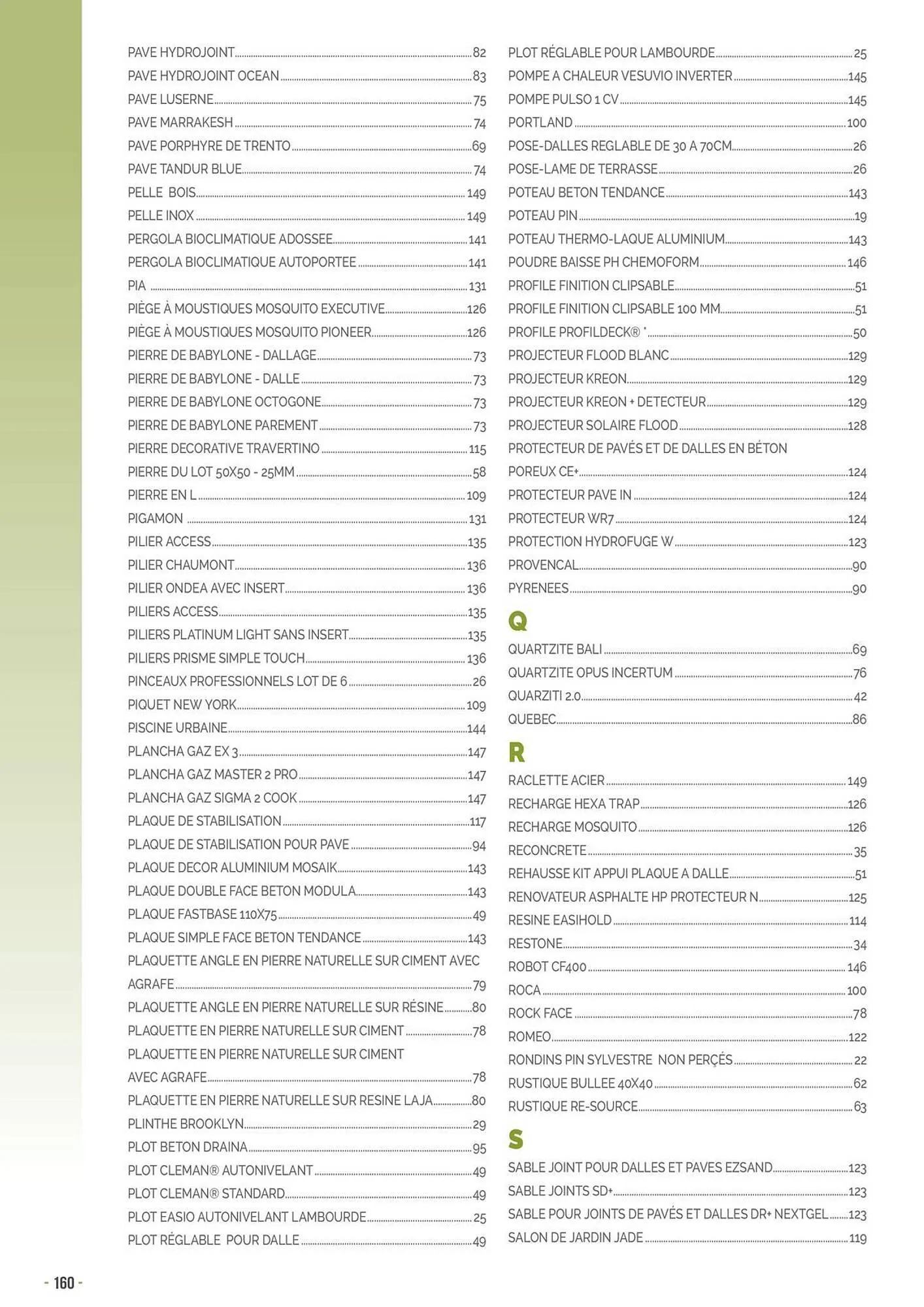 Catalogue Doras du 26 mars au 31 décembre 2025 - Catalogue page 160