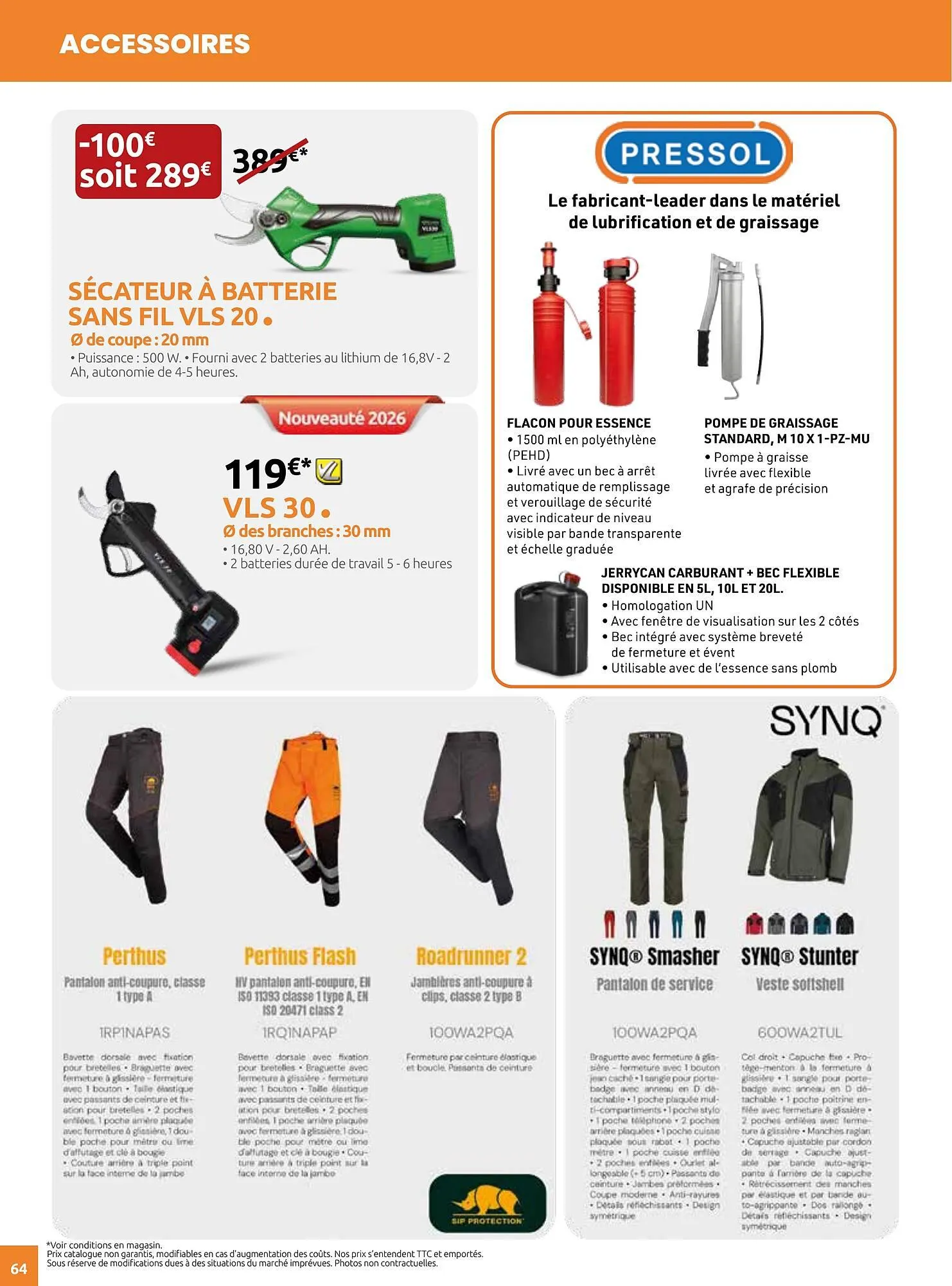 Catalogue Verts Loisirs du 18 mars au 30 mai 2026 - Catalogue page 64