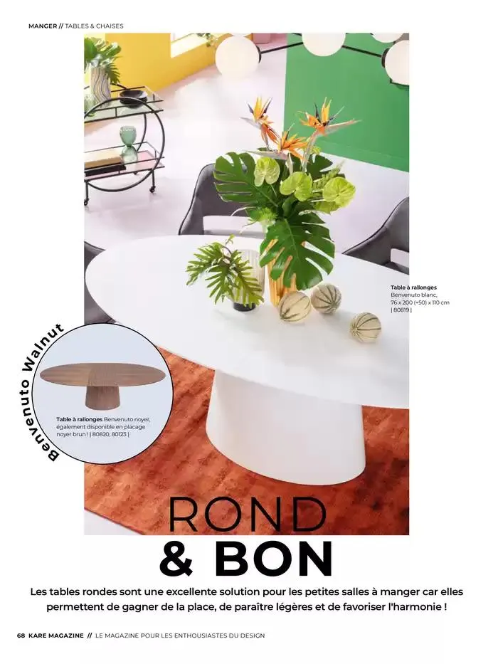 LE MAGAZINE POUR LES ENTHOUSIASTES DU DESIGN du 6 février au 31 décembre 2025 - Catalogue page 68