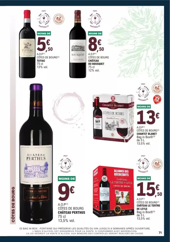 GUIDES DES VINS 2024/2025 du 1 avril au 31 décembre 2025 - Catalogue page 96