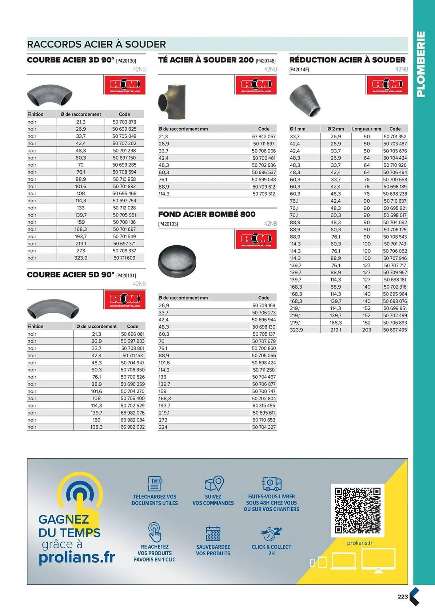 Catalogue Prolians du 2 octobre au 31 décembre 2025 - Catalogue page 223