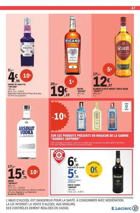 E. Leclerc du 20 mai au 31 mai 2025 - Catalogue page 47