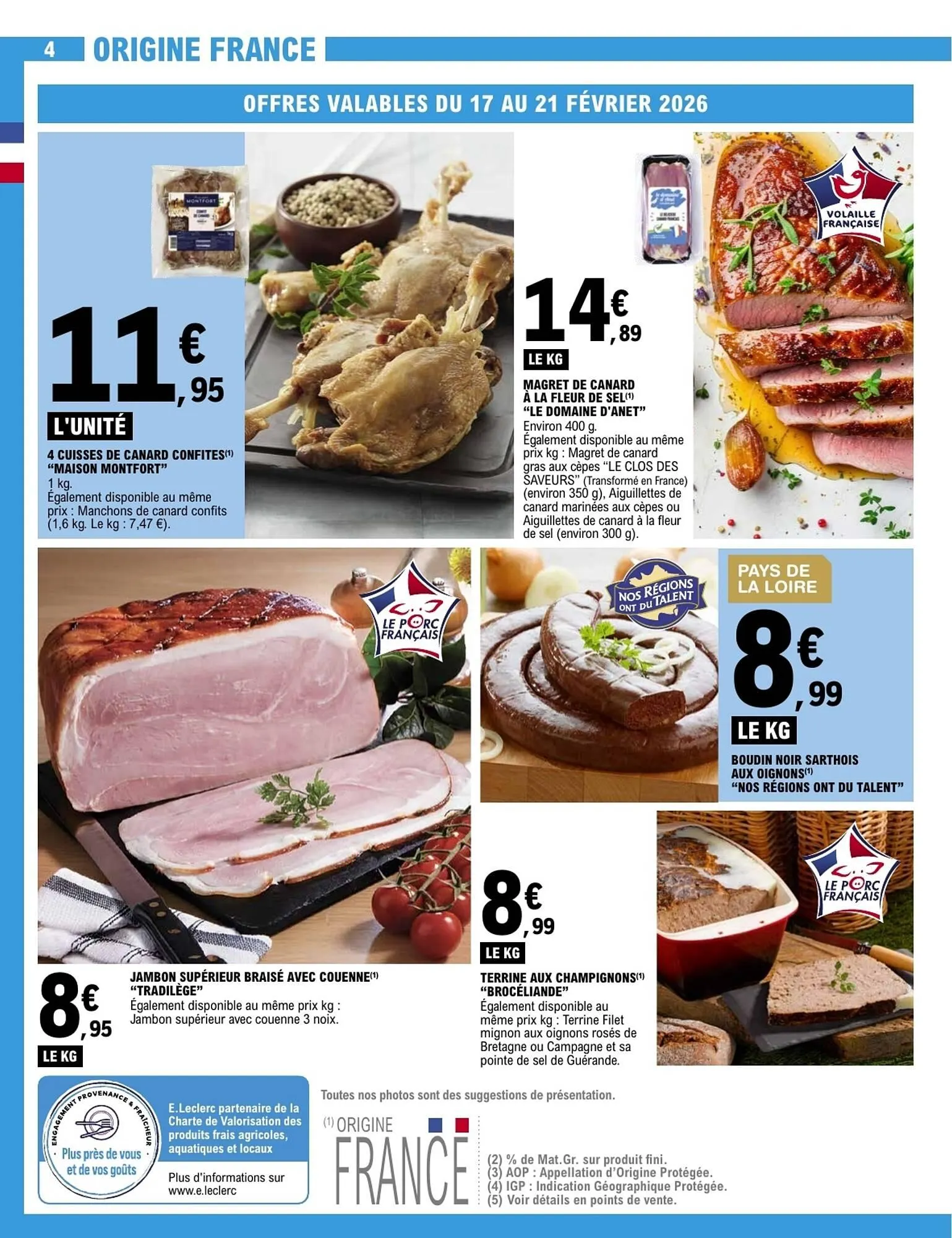 Catalogue E.Leclerc du 17 février au 1 mars 2026 - Catalogue page 4