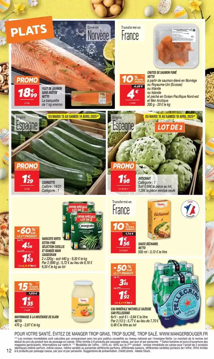 SEMAINE PROCHAINE : SPÉCIAL PÂQUES du 15 avril au 21 avril 2025 - Catalogue page 12
